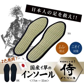 Irosa Insole, Deodorizing, Made in Japan, Samurai Insole, 10.6 inches (27 cm), IT-DM, Black (#3658679) Insole