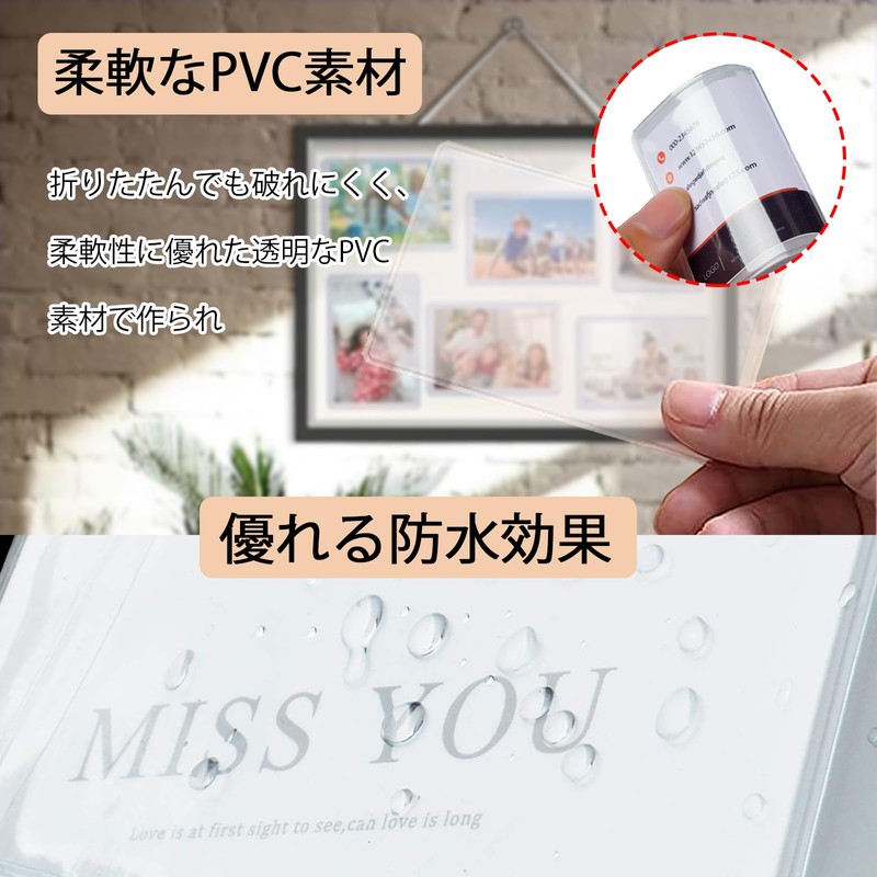 Anboli Card Protective Case Card Case Transparent Card Protective Film