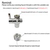 All Brass Faucet Diverter Valve with Aerator, Sink to Garden