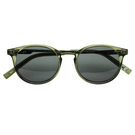 Prive Revaux The Maestro Metal Classic Round Sunglasses – Handcrafted, Polarized Lenses, 100% UV Protection – Men & Women, Green, 49mm