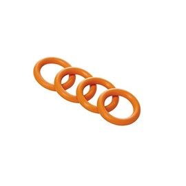 Fiskars O Sealing Rings for All Fiskars Irrigation Showers and Connectors, Pack of 4, 10 g, Orange, 1024093