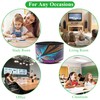 Czzmy Round Leather Art Supply Organizer,Remote Control Holder,360 Degree Spinning,Multi-Functional