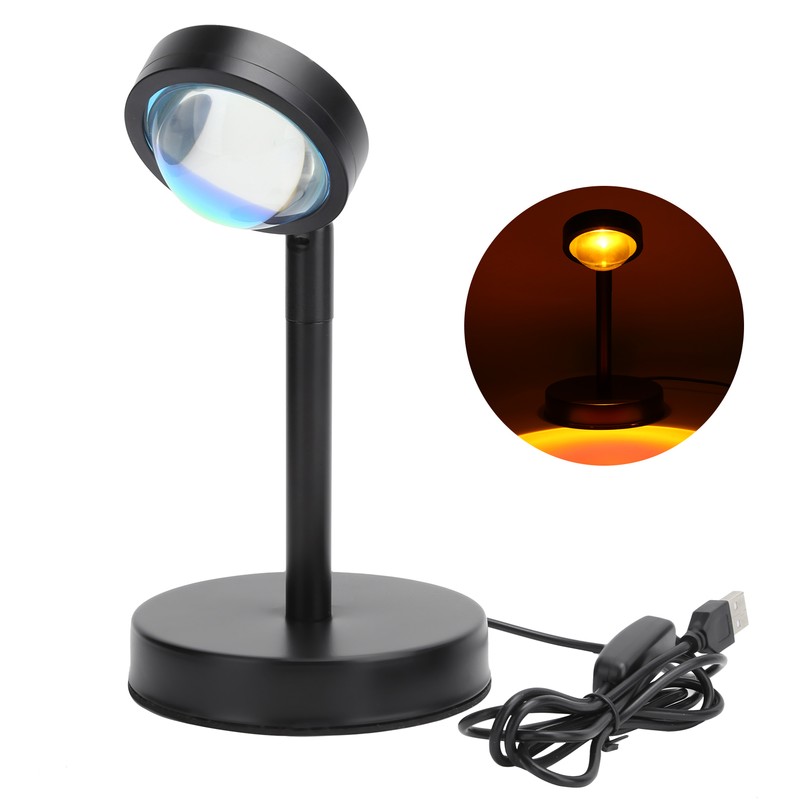 Sunset Light 180° Rotating Sundown Pattern Projection Floor Lamp USB