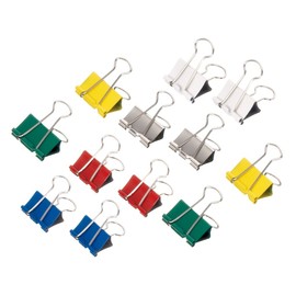 Original Mauly Klemmer 25 mm, Lifehack-Klemmer, clamping width 9 mm, 2142599, box 12 pieces, assorted colors