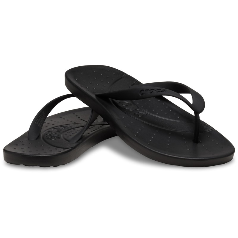Crocs Unisex Children's Flip Flops, black