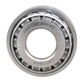 KABOBEARING 2 Set Fits 3/4" inch Axles Trailer Wheel Hub Bearings Kit, LM11949 LM11910 Bearings, ID 0.7500", OD 1.7810",84389TC Seal OD 45.72 mm,Dust Cover and Cotter Pin，Made of Chrome Steel.