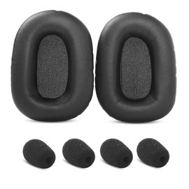 TaiZiChangQin Cushion Ear Pads Mic Foam Replacement Compatible with VXI BlueParrott B450-XT B650-XT Noise Cancelling Bluetooth Mono Wireless Headphone