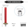 VekAuto Gear Shifter Knob Kit, 31cm Stick Shifter Lever Knob