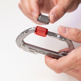 GPCA Carabiner PRO X Key – Multi-Tool Organizer, EDC Carabiner with Key Holder, Bottle Opener, Box Opener, Pry Tool, Screwdrivers, Durable Clip for Camping, Hiking, Everyday Carry, Adventure Gear