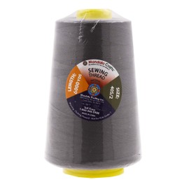 Mandala Crafts 4 Pack of Serger Threads Cones Spools - 40S/2 24000 Yards Polyester Taupe Threads for Sergers Machine and Overlock Quilting Sewing Machine