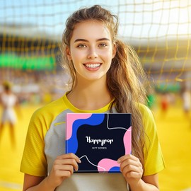 HAPPYPOP Volleyball Gifts for Boys Girls - Volleyball Socks, Boys Girls Kids Socks, Stocking Stuffers
