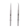 Tweezers, Precision Tweezers Set, Anti-Static Stainless Steel Curved of Tweezers,