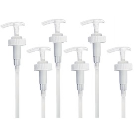 Gallon Pump Dispenser with 1/4oz per Pump (6 Pumps) - BPA-Free 38/400 Leak-Proof Pump for Laundry, Oils, Shampoos, Lotions & Chemicals - Optimal Solution for Gallon Plastic and Glass Jugs