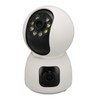 Security Camera 2K 4MP Dual Lens 2.4G Mobile App 360°