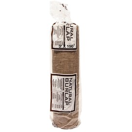 Rocky Mountain Goods Burlap Fabric Roll 3 Ft X 150 Ft - Bulk Burlap -Gardening, Tree Protection, Weeds Barrier, Hay, Crafts Bees - Biodegradable