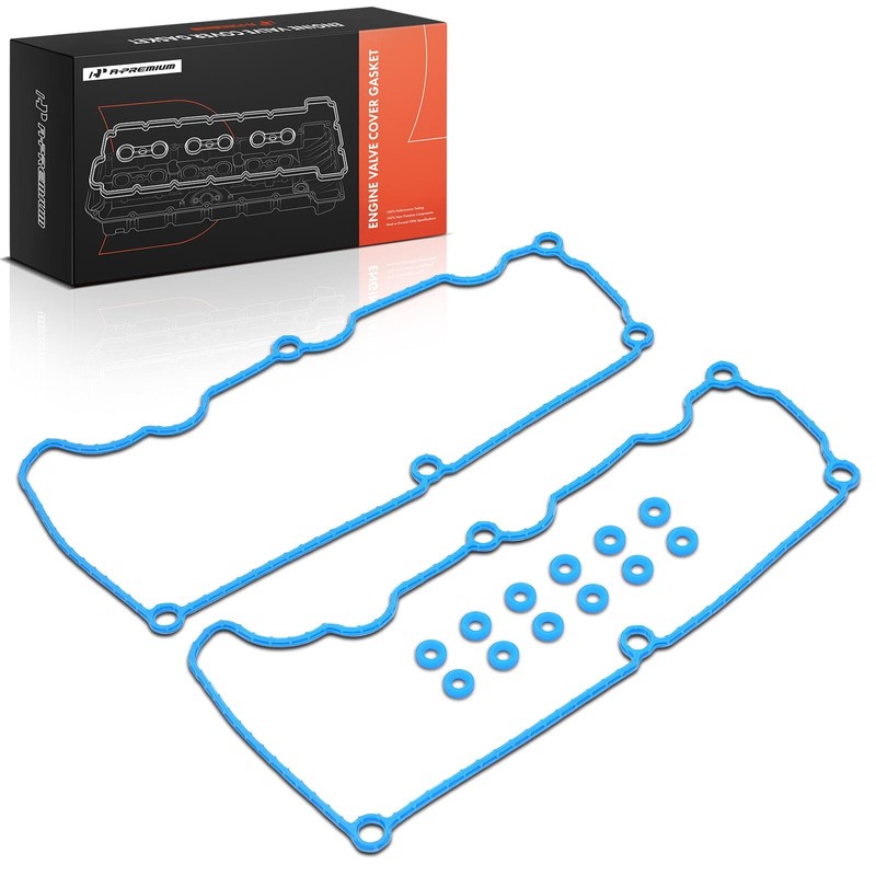 A-Premium Engine Valve Cover Gasket Set Compatible with Ford, Land