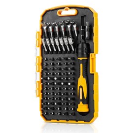 KREBS Precision Screwdriver Kit, 75 in 1 with 67 Bits Screwdriver Bit Set with Mini Wrenches, Sockets & Bits, Household Repair Tool Kits for Computers, Electronic Devices, Furniture