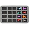Feldherr Magnetic Box blue for 40 smaller miniatures
