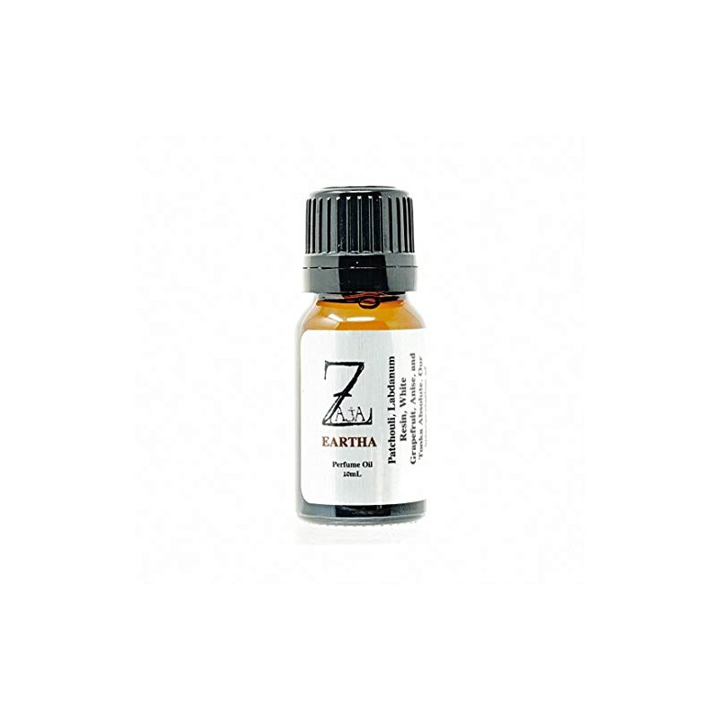 Eartha Perfume Oil 10 mL - Patchouli, Labdanum Resin, White