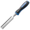 5-Piece Tang Chisel Set Woodworking w/Honing Guide & 2-Sided Sharpening