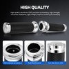 DREAMIZER 1 inch Motorcycle Grips Chrome Universal Motorcycle Handlebar Grips