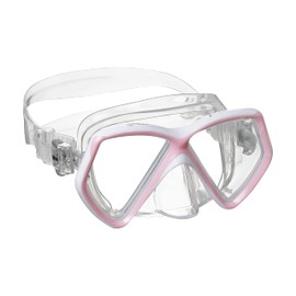 Mares Aquazone Pirate, Maske Kinder - Unisex, Pink/Weiß Trasparent