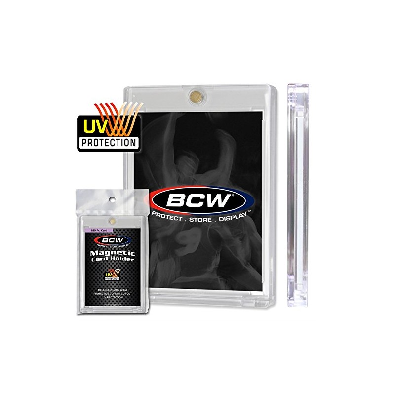 BCW 180 Pt Magnetic Card Holders, 12 Pack