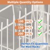 TSBSHum 100-Pack Dishwasher Rack Caps,Dishwasher Rack Repair Coating,as the Dishwasher