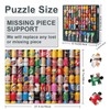 Puzzle for Adults with 1000 Pieces - Vibrant Drink Cans,