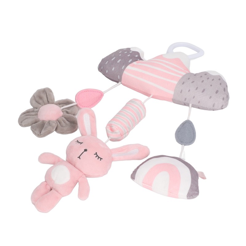 Baby Mobile Sensory Toy Soft Plush Learning Development Interactive Sound