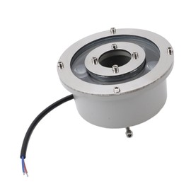 Zerodis LED Fountain Light, Stainless Steel, High Brightness, Submersible Underwater Landscape Spotlight, Energy Efficient, IP68 Waterproof, for Cascade, Pool, Swimming Pool (White 9W)