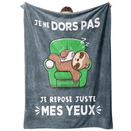 Niyewsor Gifts for Men, Father's Day Gift, Cuddly Blanket for Men, Humor, Gift for Husband, Dad, Grandad, Papy Son, Christmas Gift Idea