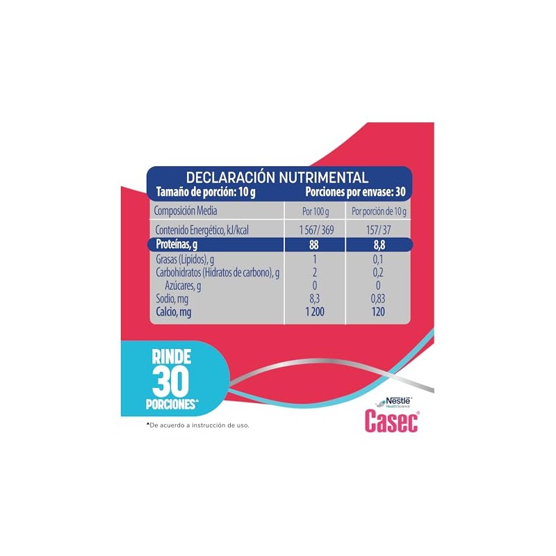 Suplemento Alimenticio, CASEC®, 300g