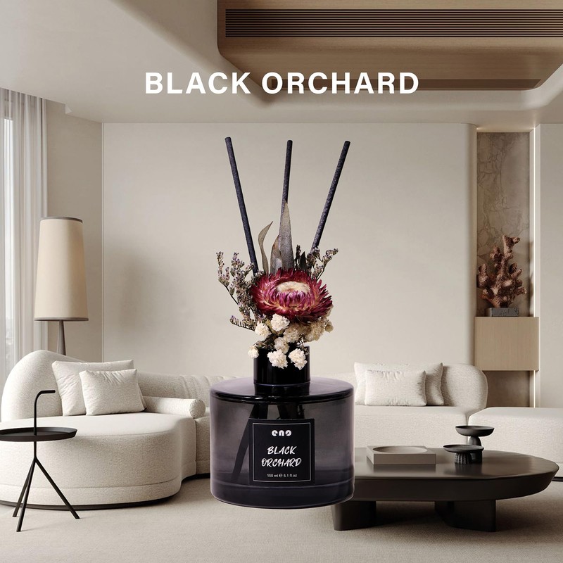 SOXCOMFY Flower Reed Diffuser Set, Essential Oils Scented Diffuser with