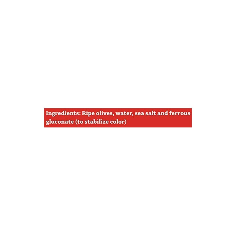 Lindsay Naturals Large Pitted Ripe Black Olives, 6 oz (Pack