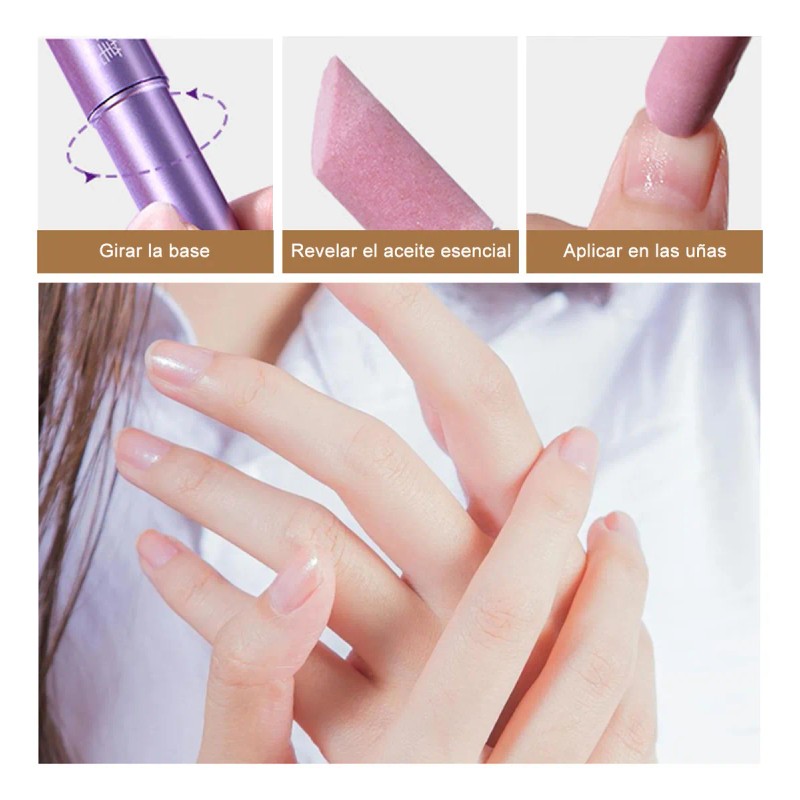 Aceite para Cutícula AOKUN Lavanda Fortalecedor de Uñas Hidratante