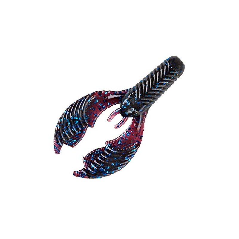 Yum Lures YCCK269 Craw Chunk Fishing Bait, Blue Flake, 2.75"
