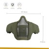 OneTigris Foldable Half Face Mask Mesh Mask for Airsoft Paintball