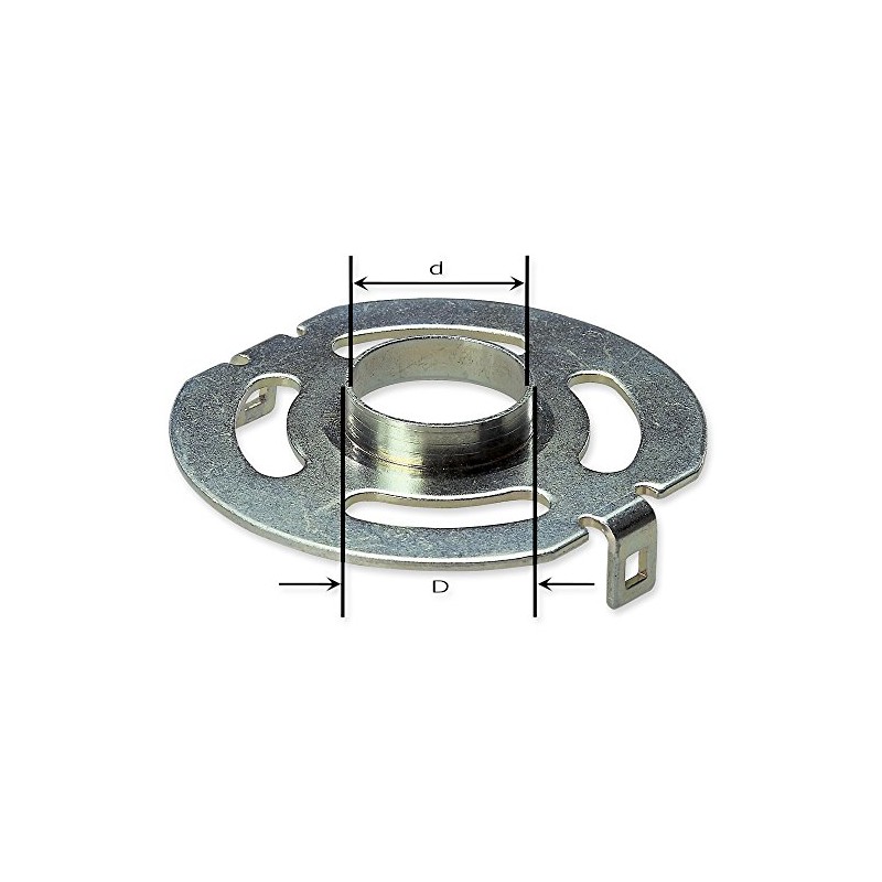 Festool KR-D 17,0/OF 1400 Copying Ring - Metallic