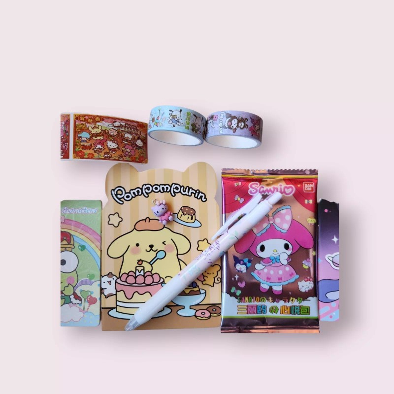Sanrio Happy Mail Sanrio 12 Pc Set New
