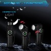 FandyFire 500 Lumens Mini Tactical Flashlight with Red Light, 90°