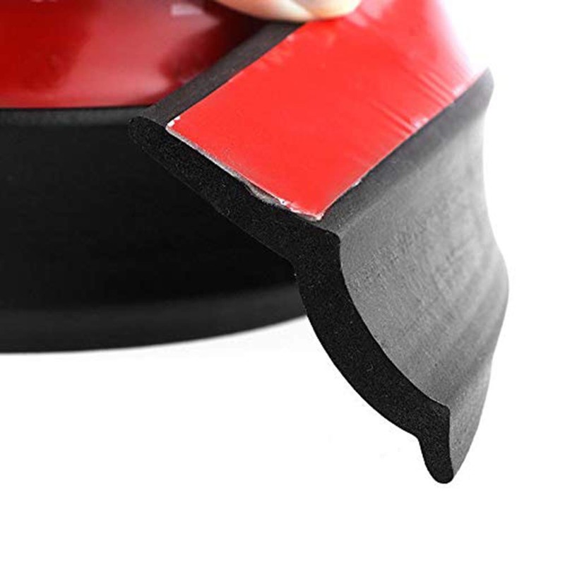 Lemonbest Universal 2.5M Car Front Bumper Lip Splitter Spoiler Rubber