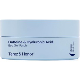 Parche Ojos para Bolsas y Ojeras Coreano: Antiarrugas y Contorno de Ojos con Cafeína Niacinamida y Ácido Hialurónico, Vegano, Testado en Piel Sensible, 30 Pares - Korean Skincare Under Eye Patches