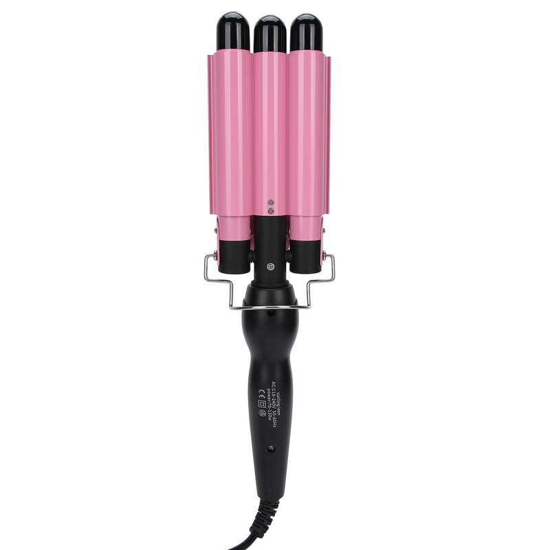 3 Barrel Curling Iron Wand Adjustable Hair Curler Waver Crimper