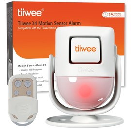 Tiiwee PIR motion sensor alarm with remote control 125 dB expandable alarm system security technology burglary protection
