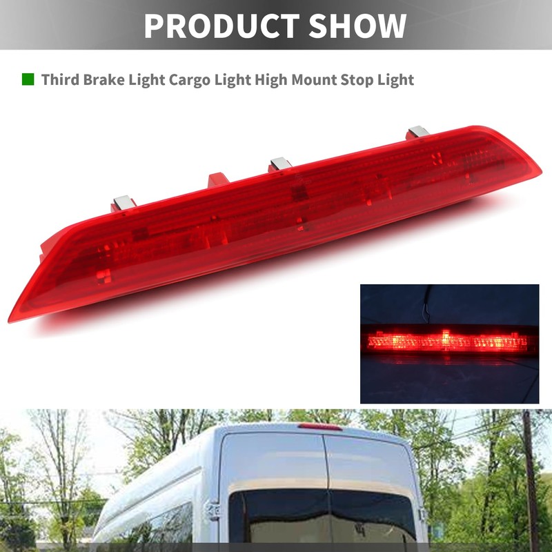 Yunnergo Rear Center Third Brake Light 3rd Hight Mount Stop