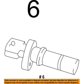 Genuine Toyota Parts - Sensor, Crank Positi (90919-A5004)