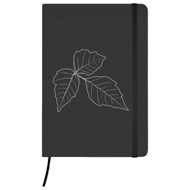 Azeeda A5 'Poison Ivy' Black Hardcover Ruled Notebook (NB00063703)