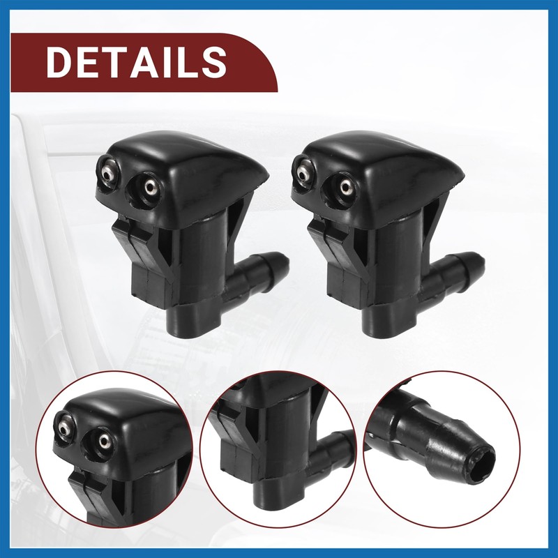 A ABSOPRO Windshield Washer Nozzle for Pontiac G6 Durable No.55079049AA