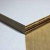 3/4" / 18mm White Melamine Faced Baltic Birch Plywood (18"